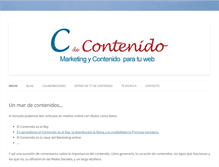Tablet Screenshot of cdecontenido.com